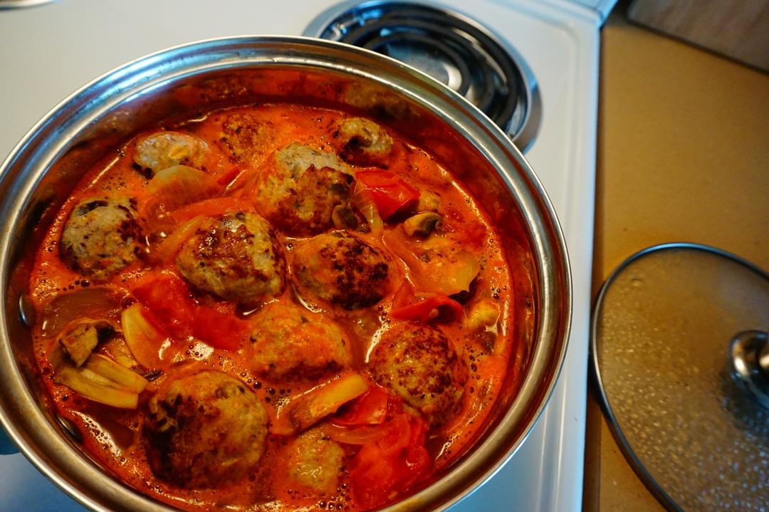 【健康三餐】番茄酱鸡肉丸子