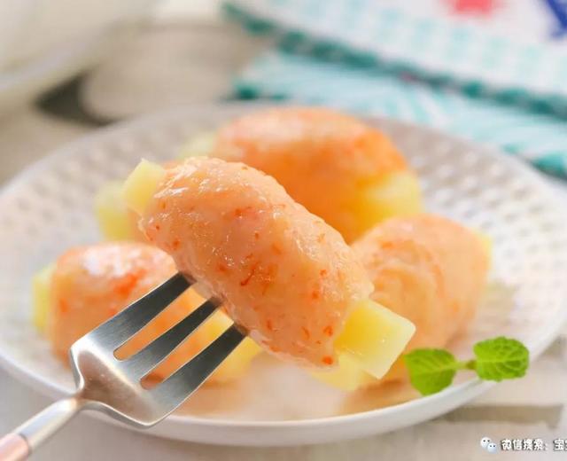土豆虾泥棒 宝宝辅食食谱的做法