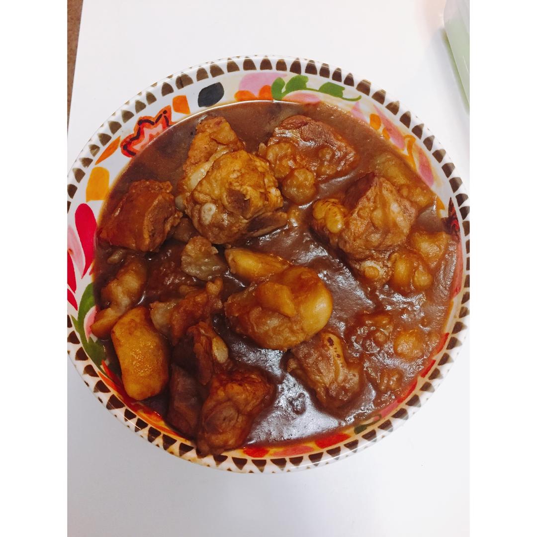 土豆烧排骨