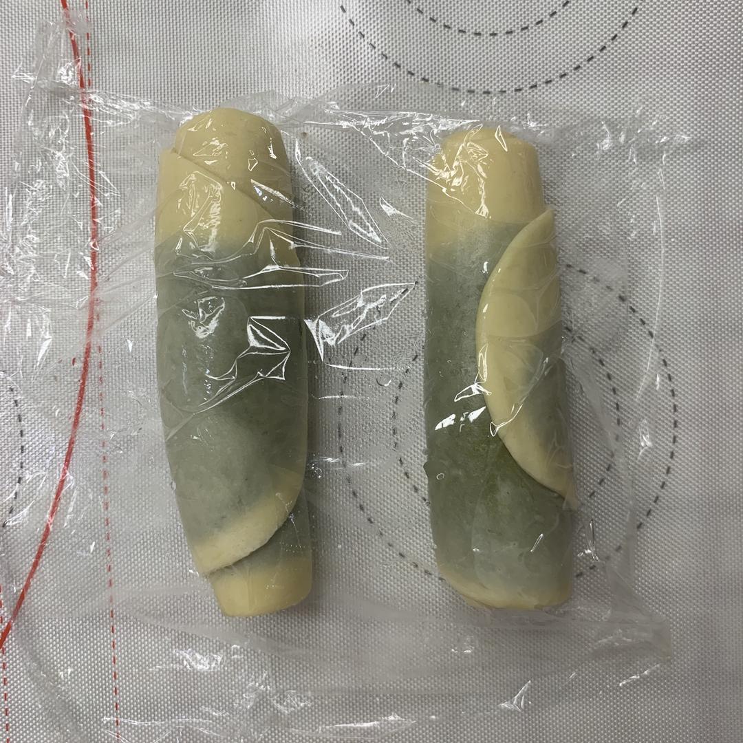 抹茶蛋黄酥的做法 步骤28