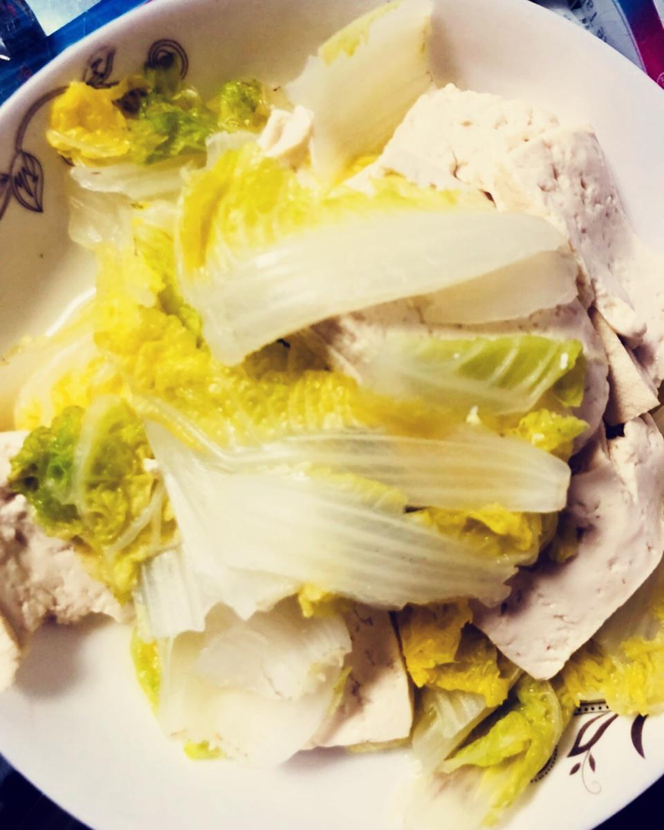 白菜豆腐汤