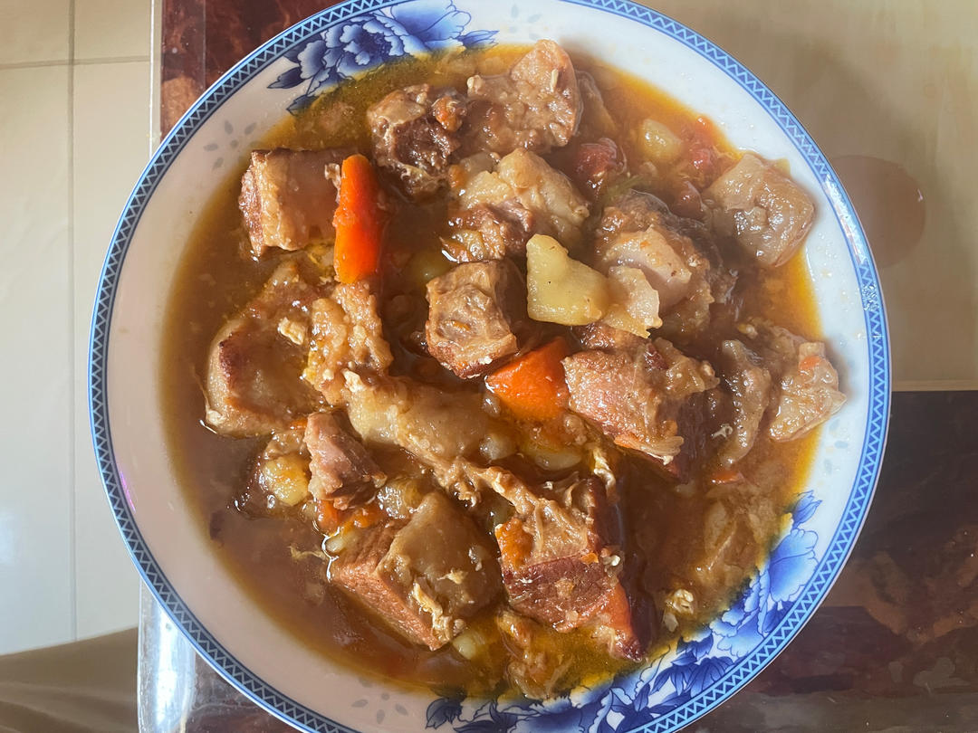 番茄土豆炖牛腩