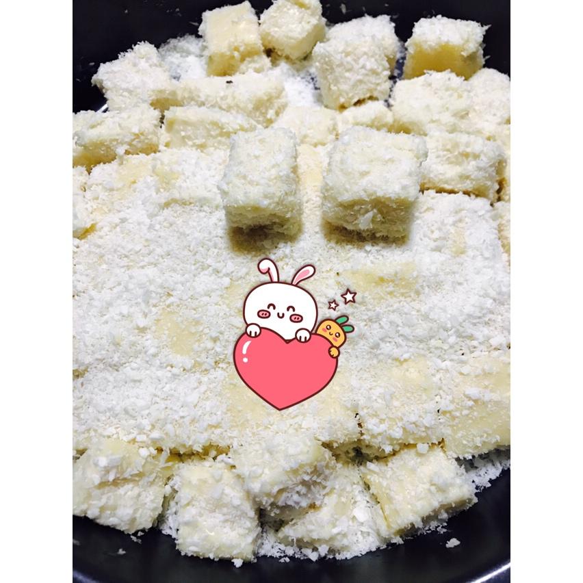椰丝牛奶小方糕