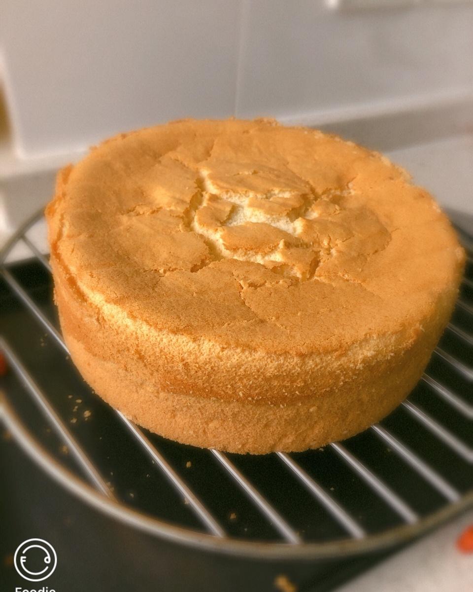 超详细8寸戚风蛋糕