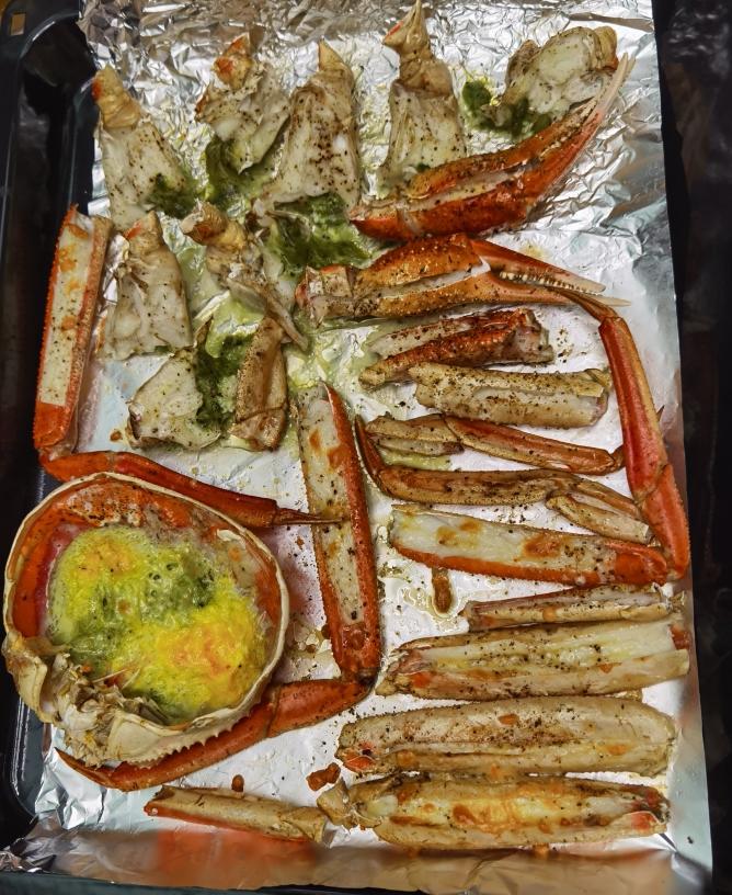 芝士烤松叶蟹