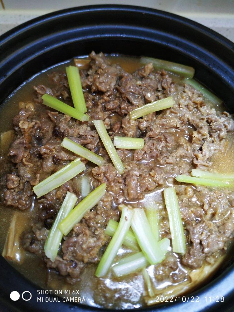 强强联手的腐竹焖牛肉