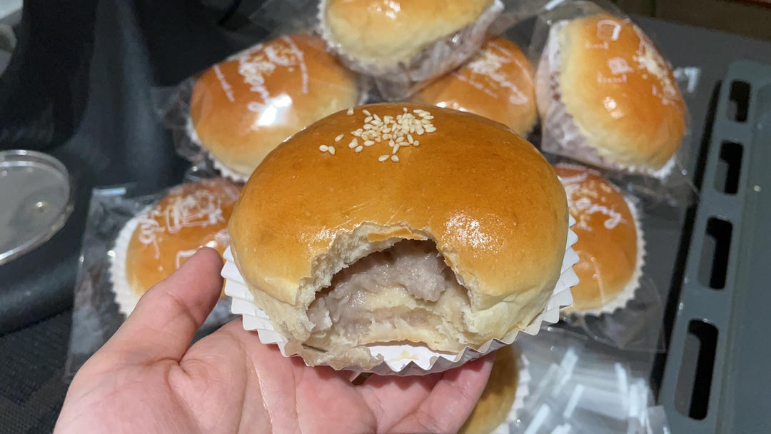 肉松沙拉酱面包（65度汤种）