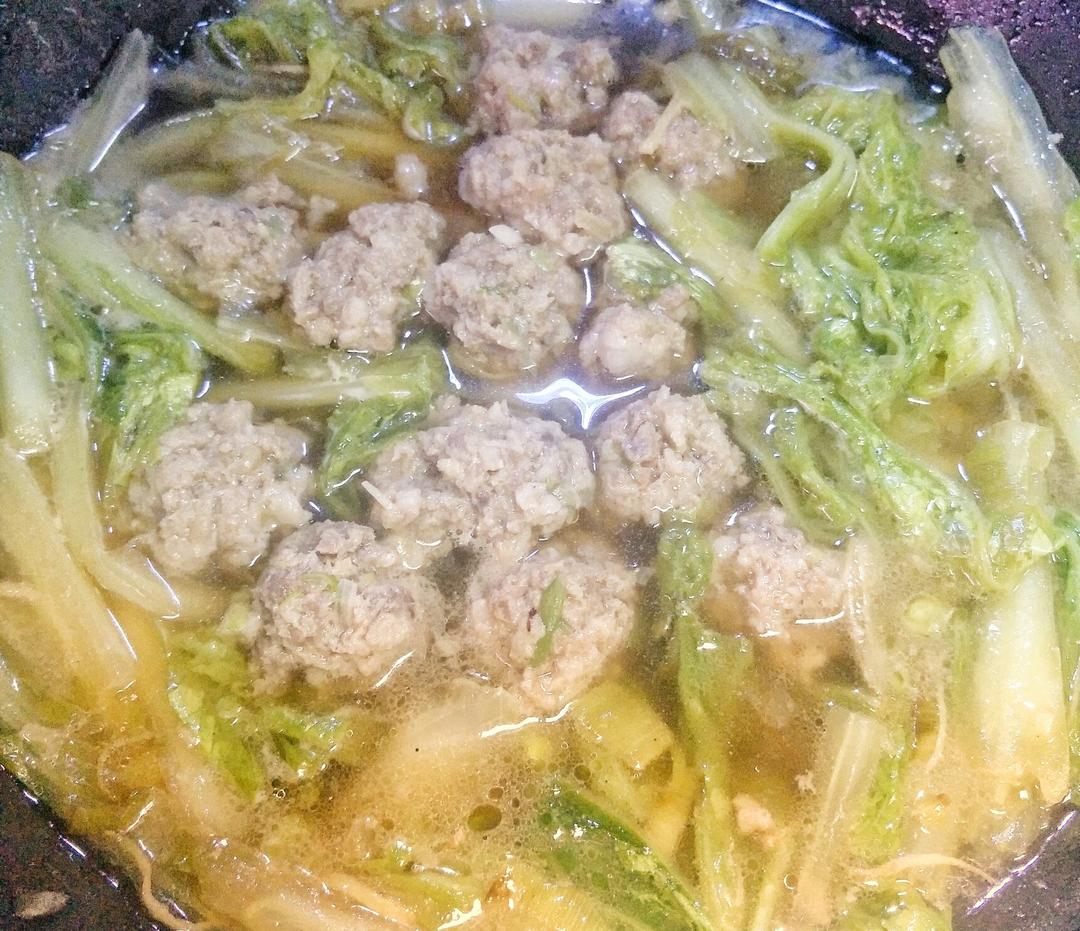 无淀粉不散花肉丸子