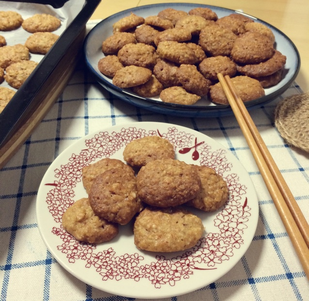 燕麦红糖饼干