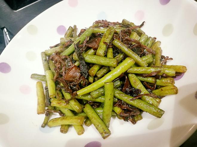 梅干菜炒四季豆的做法
