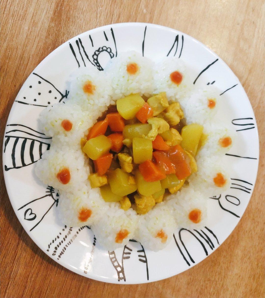 【北鼎珐琅铸铁锅食谱】超浓郁咖喱鸡肉饭