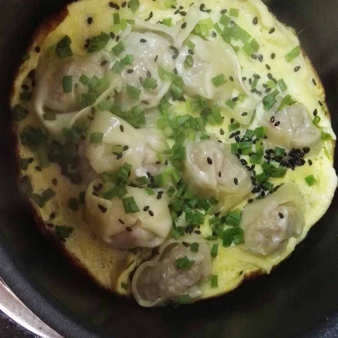 抱蛋煎馄饨
