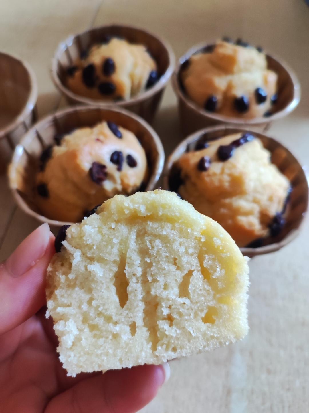 空气炸锅纸杯麦芬蛋糕（超简单）