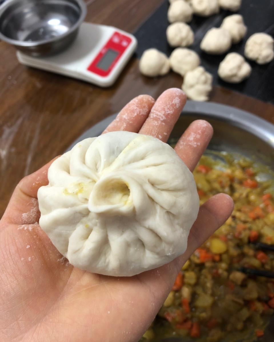 榨菜鲜肉包子