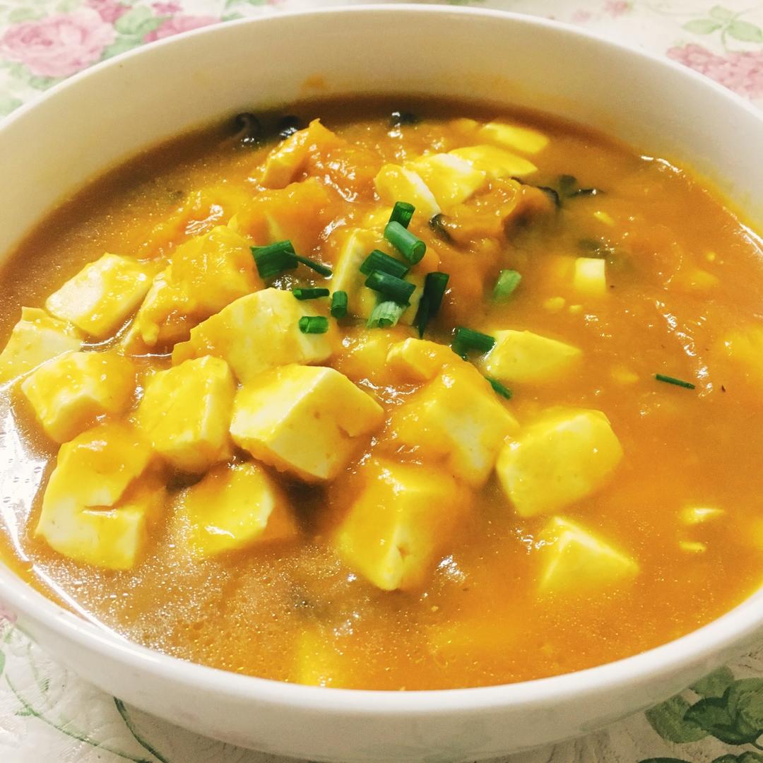 古德耐丶做的南瓜豆腐羹