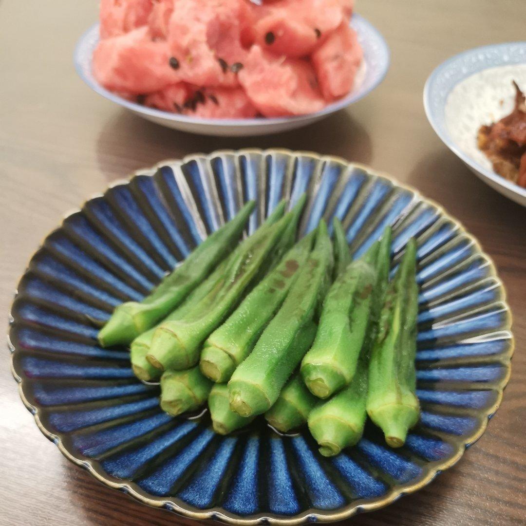 凉拌秋葵