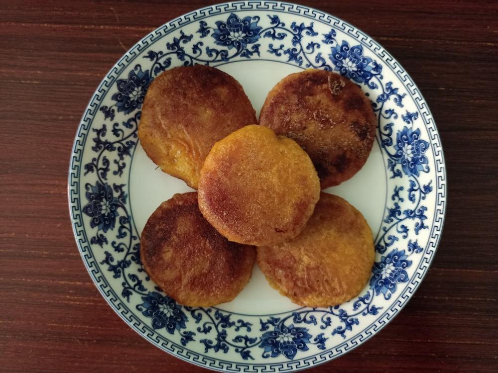 糯米粉老南瓜饼