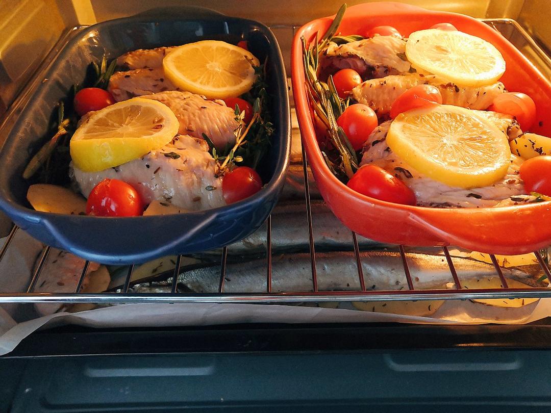 超详细 入味马杀鸡迷迭香烤鸡腿（翅）宴客必备