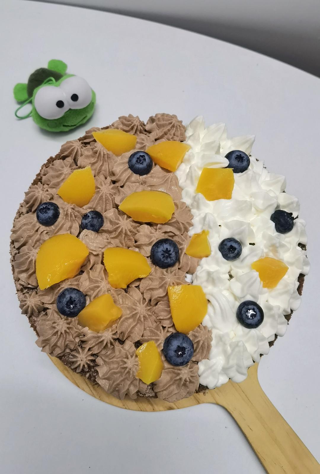 6寸巧克力味裸蛋糕