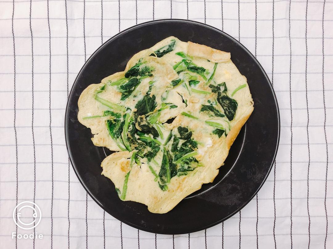 菠菜胡萝卜蛋饼