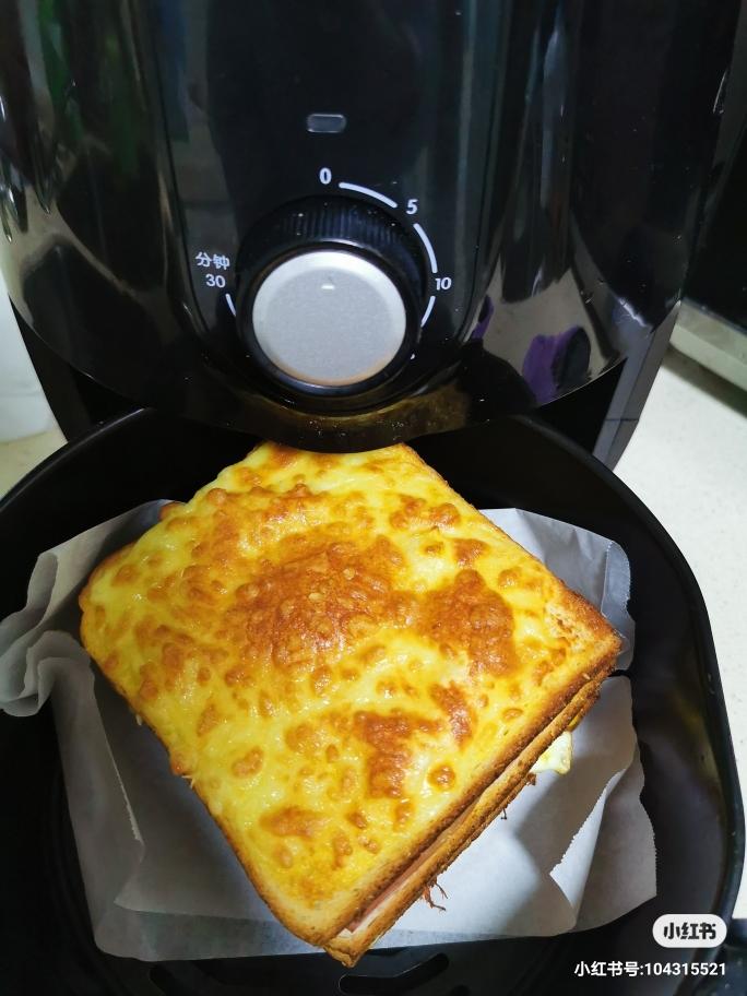 豪华芝士三明治空气炸锅秒杀烘培坊