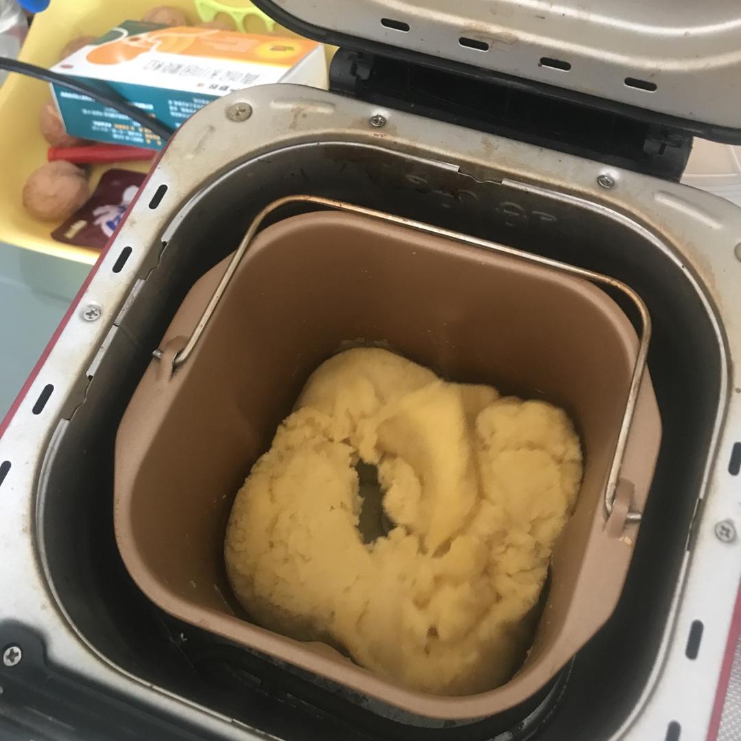面包机炒制绿豆沙馅
