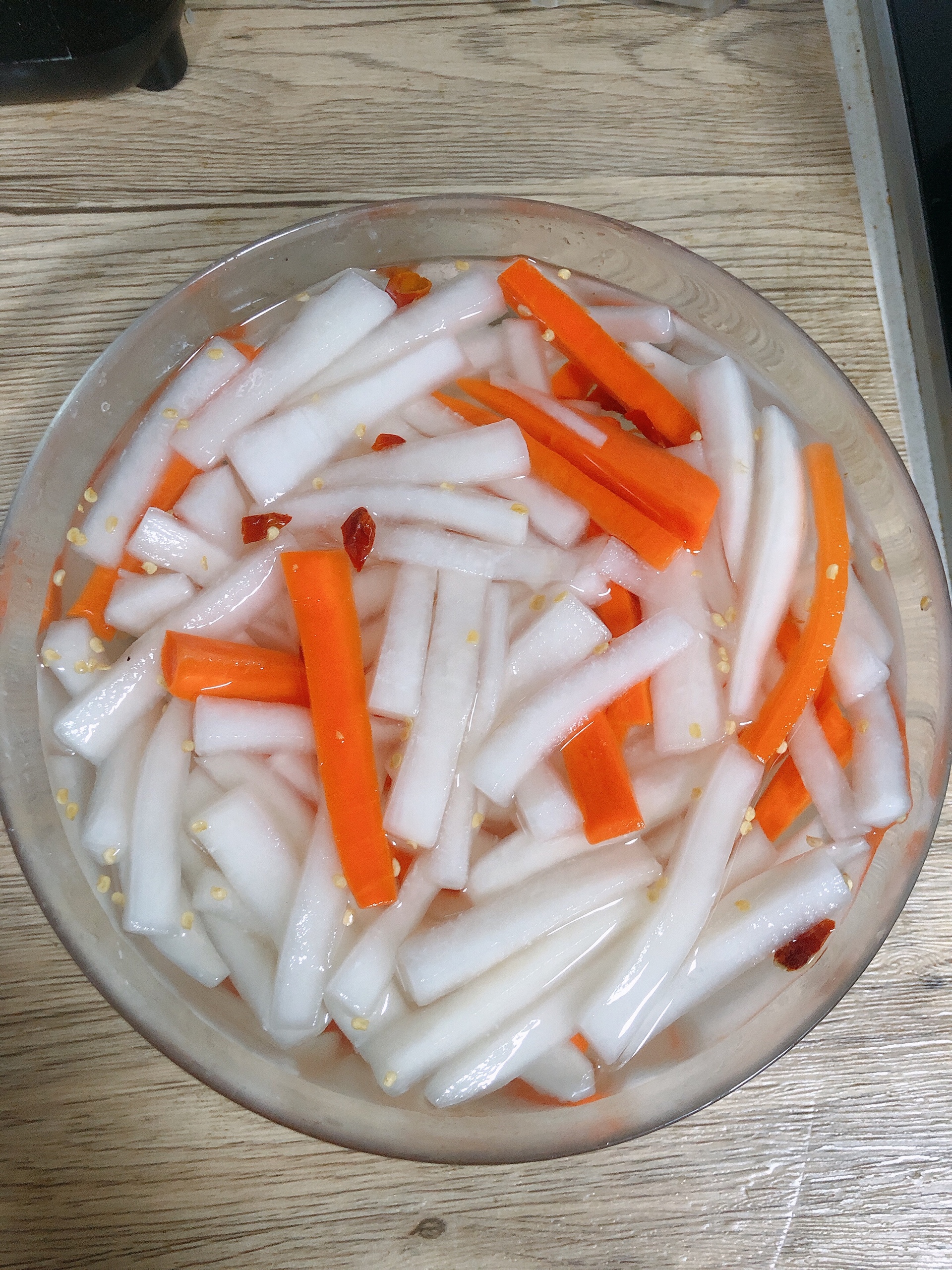 『酸甜萝卜』酸甜辣咸菜，酸甜开胃，下饭神器的做法 步骤7