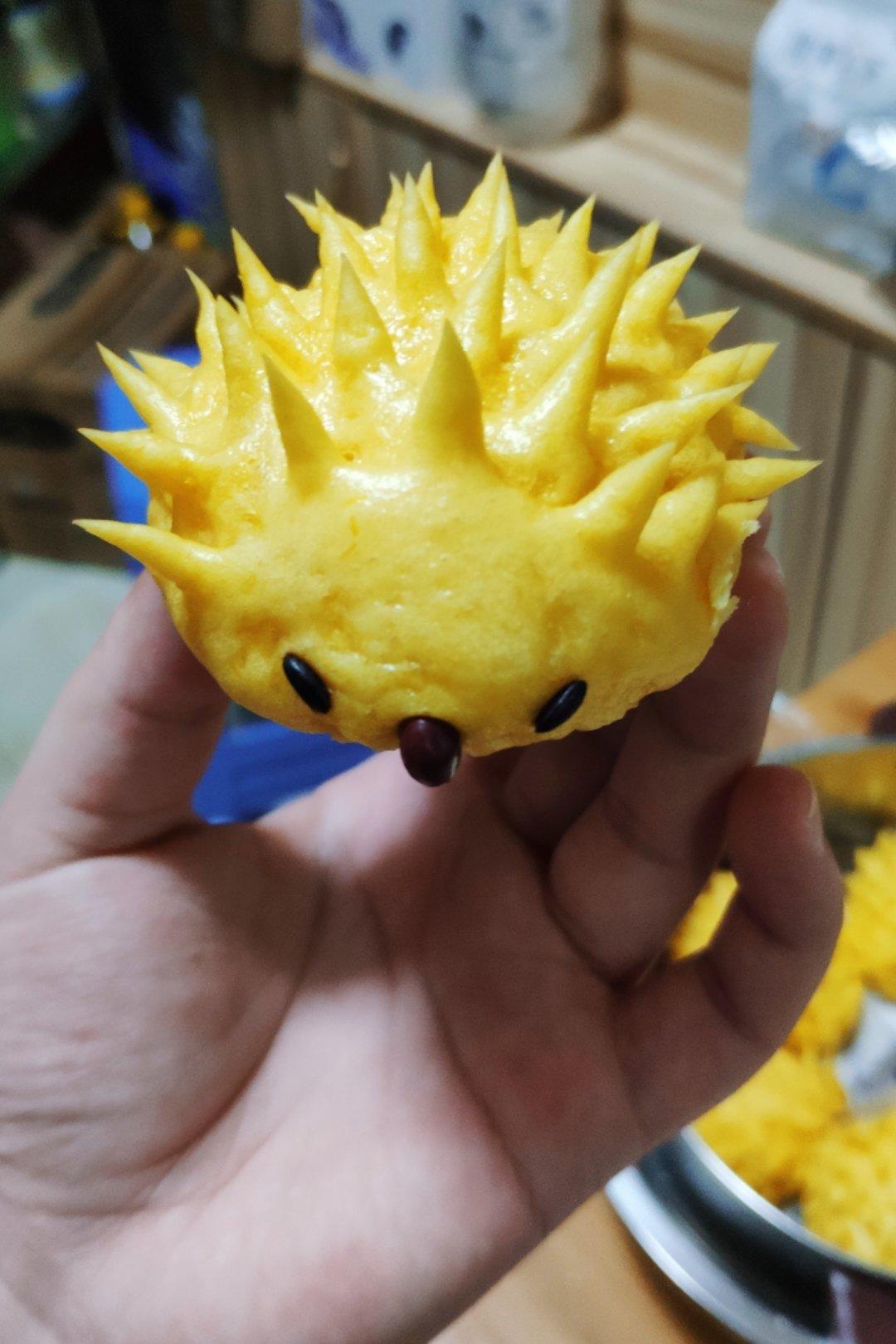 南瓜刺猬馒头