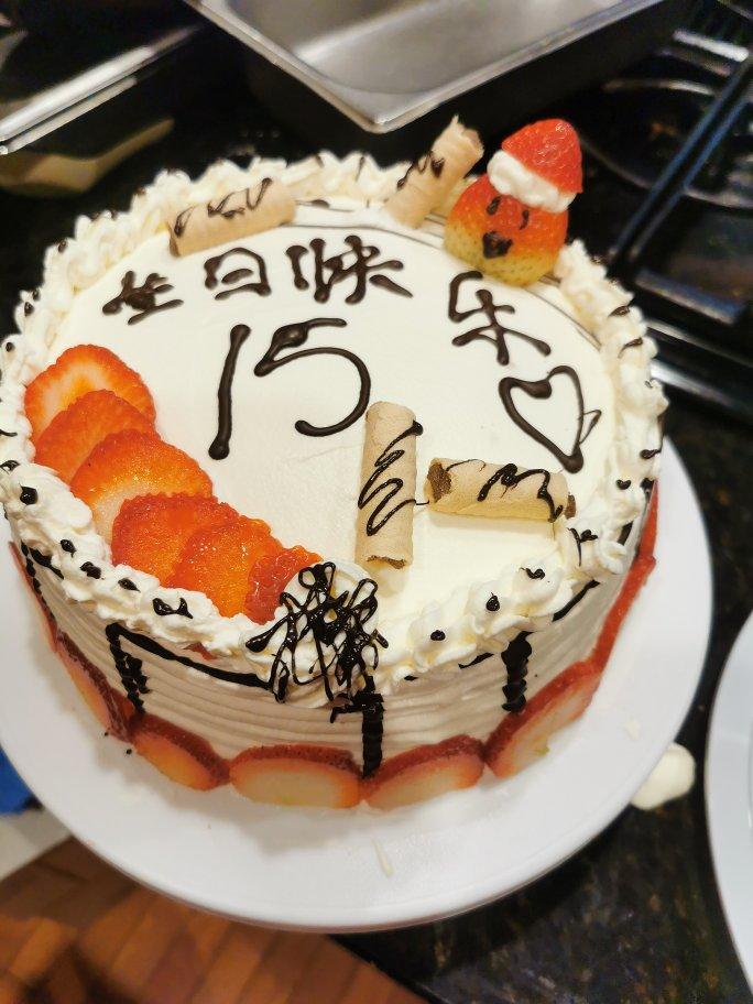 八寸戚风草莓巧克力淋面生日蛋糕🎂附详细步骤