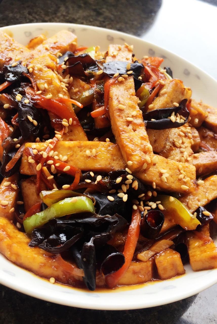 shmily_jensen做的鱼香豆腐丝