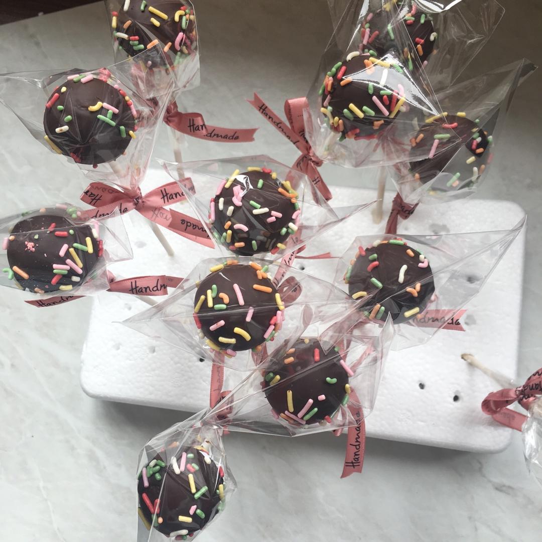 棒棒糖蛋糕 cake pops 做法