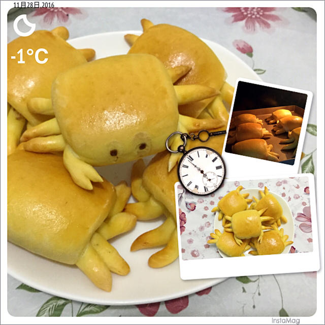 螃蟹南瓜包