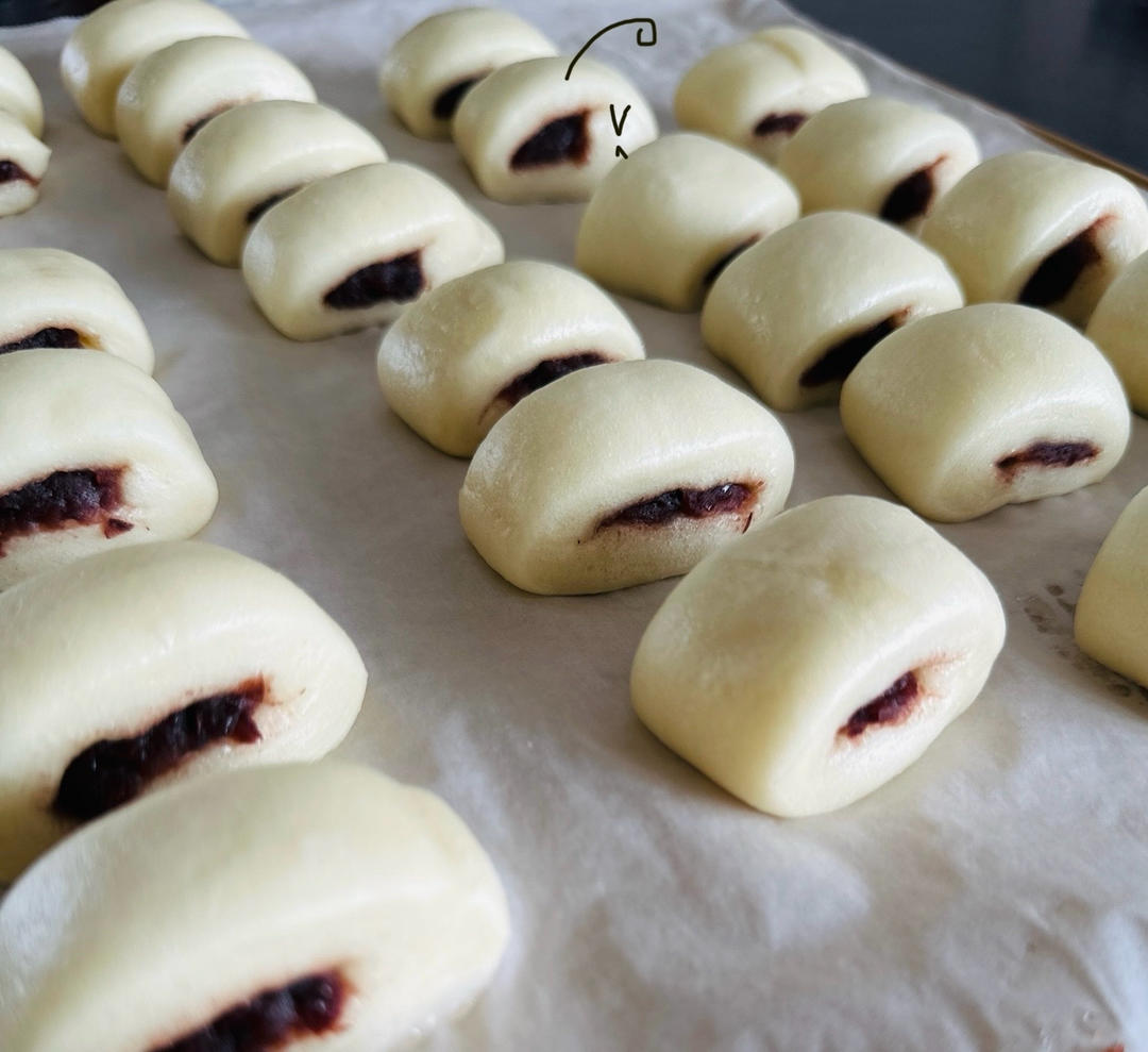 蛋奶迷你豆沙卷❗️松软香甜❤️一口一个❤️哄娃神器（适合18个月以上婴幼儿辅食）