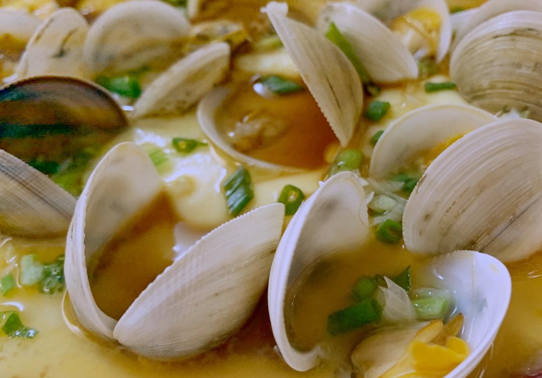 超滑嫩的蛤蜊炖蛋
