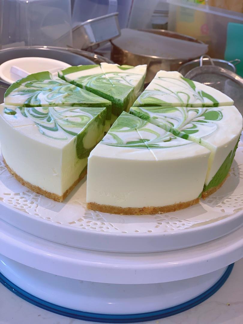 抹茶大理石慕斯