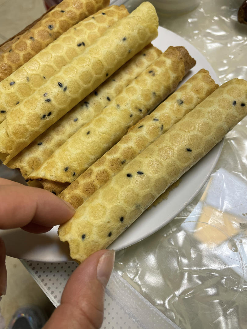 不输美心的酥香蛋卷，真正酥掉渣