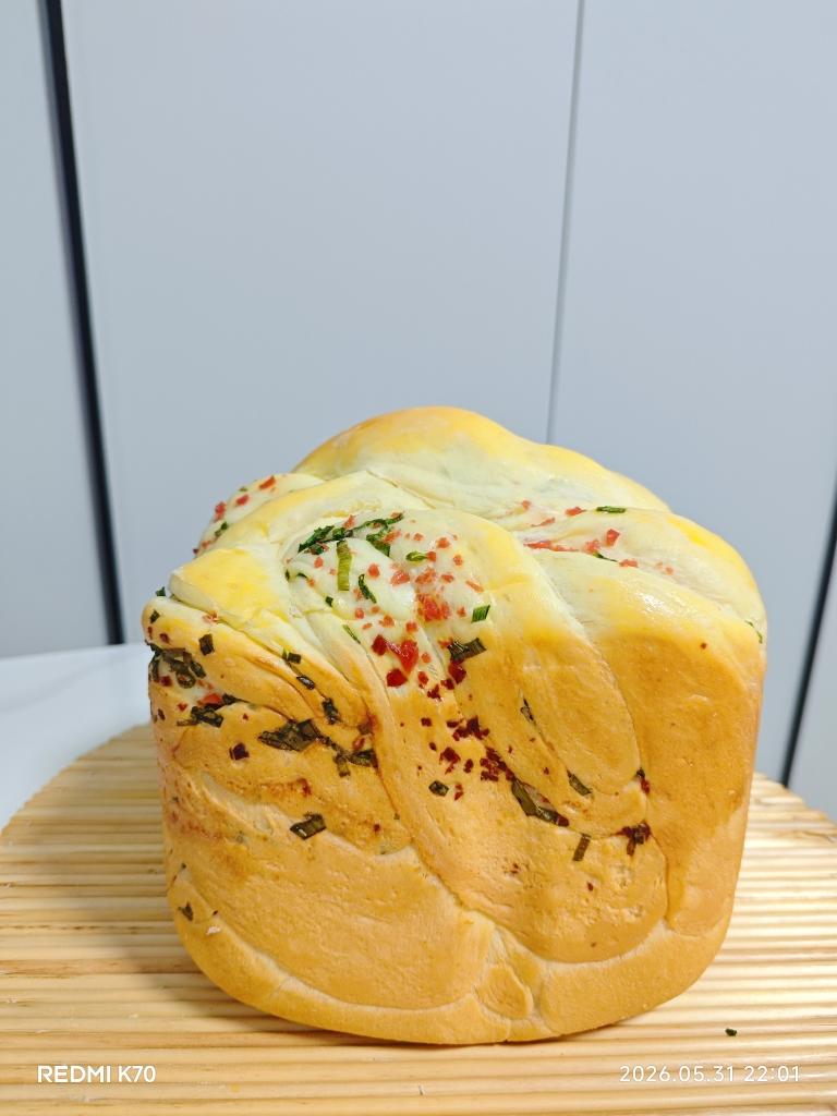 香葱肉松手撕吐司