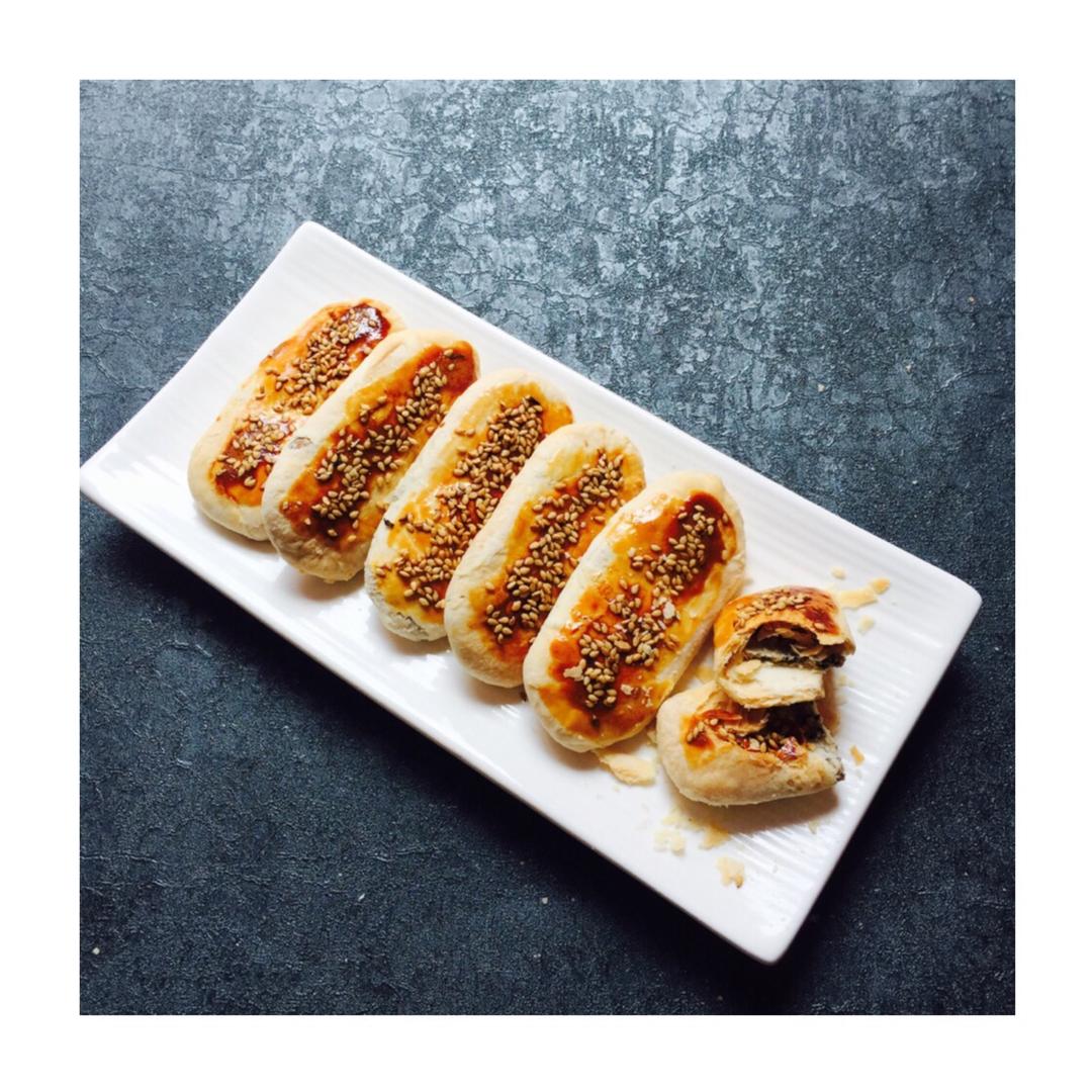 芝麻椒盐牛舌饼（北京小吃）