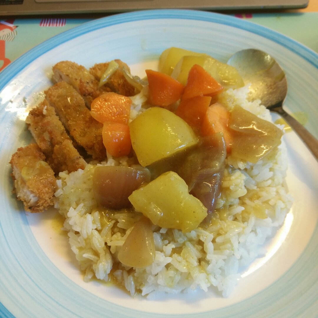 咖喱鸡排饭