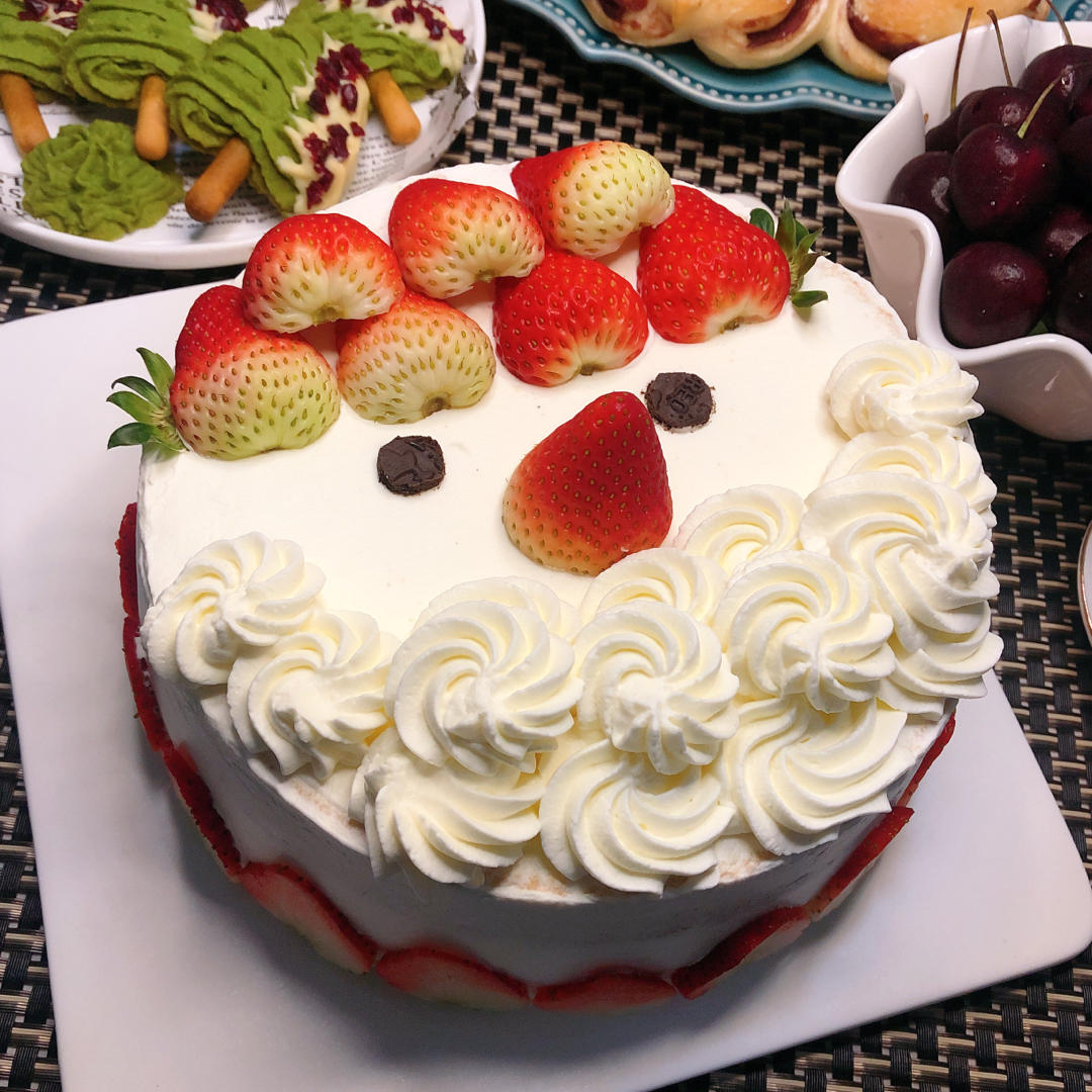 两款超级简单的圣诞主题蛋糕