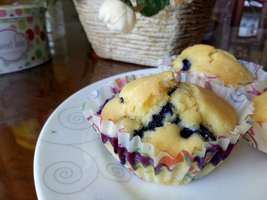 蓝莓玛芬蛋糕 Blueberry Muffin