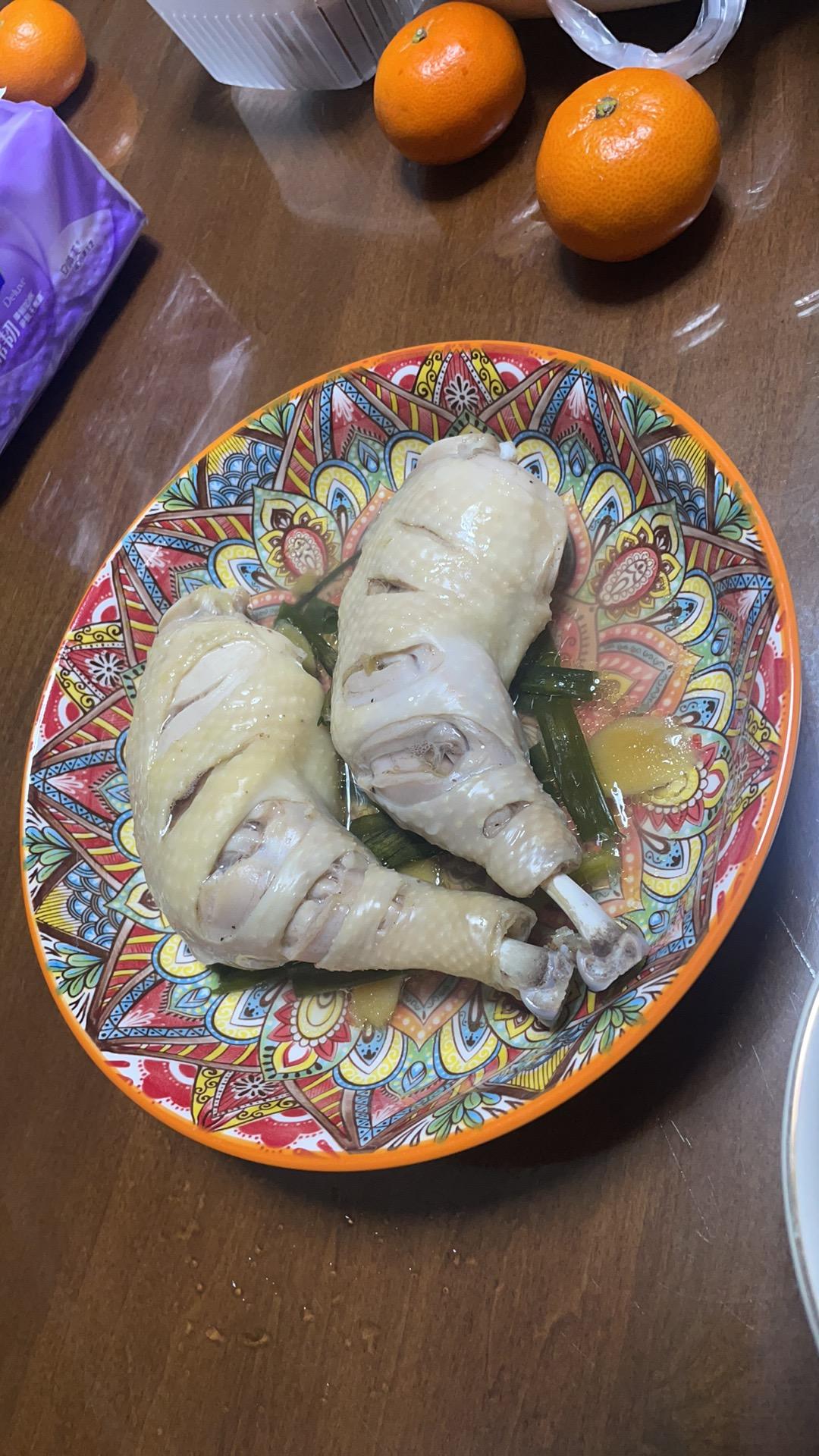 减脂人的夏天美食！快手无火清蒸鸡腿