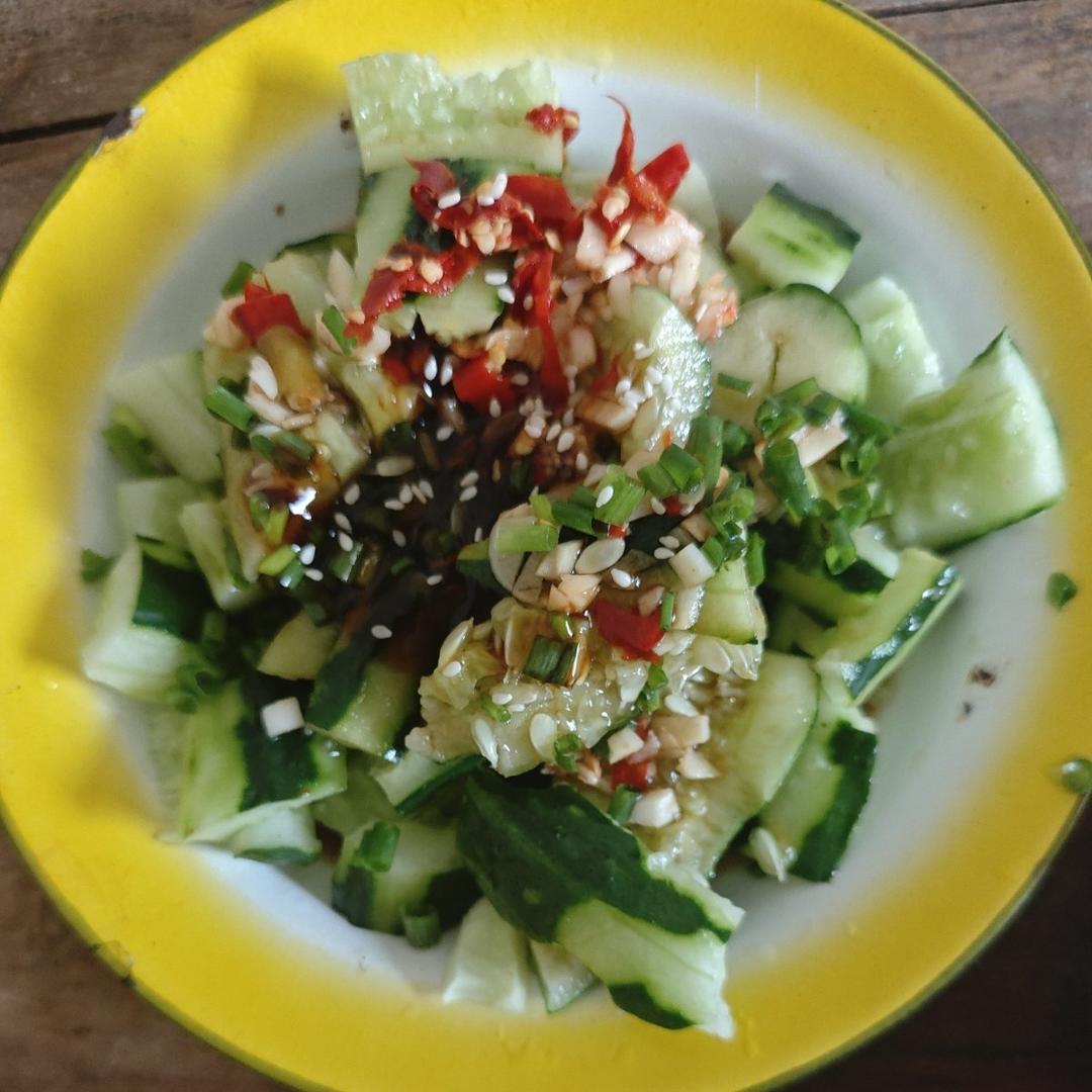 赞不绝口拍黄瓜🥒
