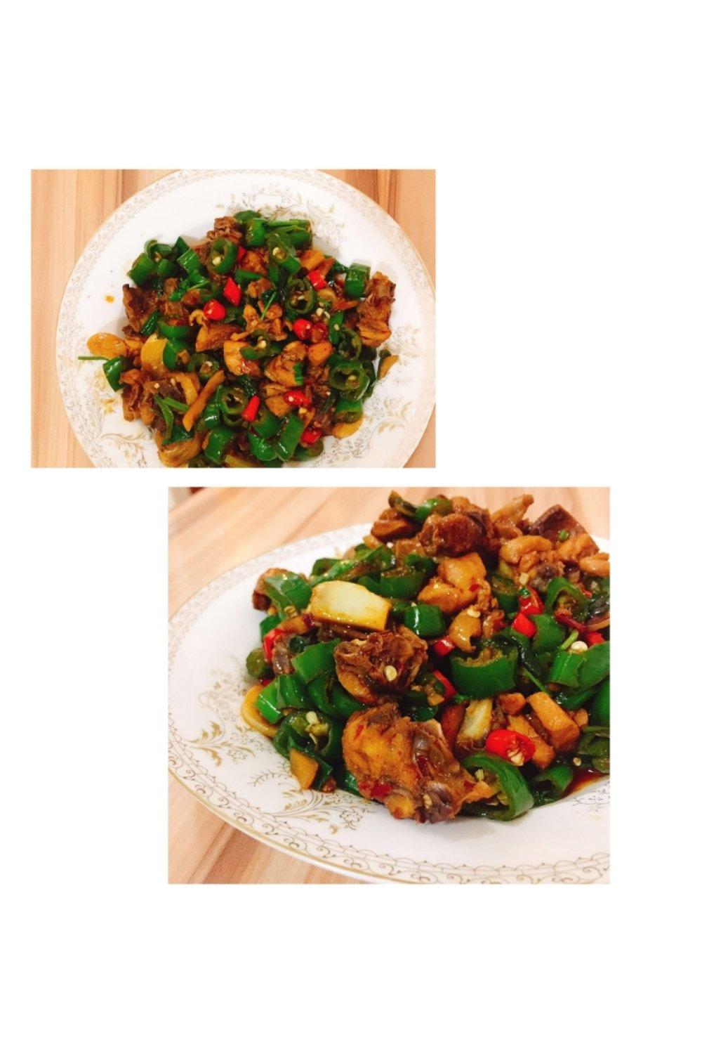 辣子鸡丁(家常少油)