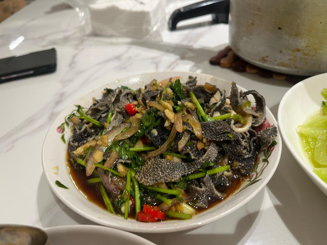 凉拌牛百叶 炝毛肚