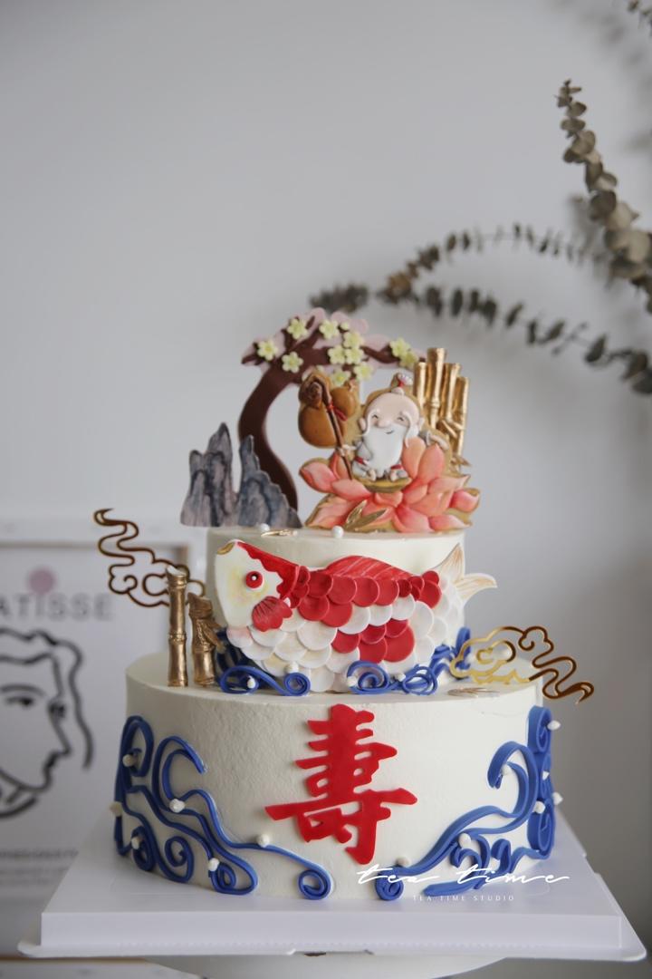 糖霜饼干蛋糕 浮雕彩绘蛋糕 奶茶的蛋糕大集合