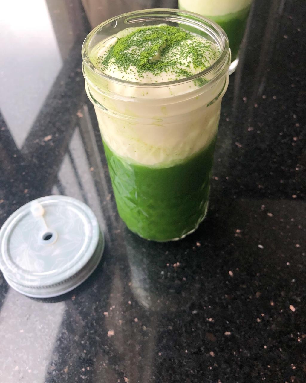 yu琦kiki做的抹茶奶盖(一杯450ml量)