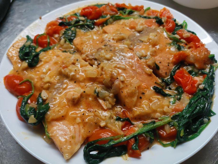 ［三文鱼创新吃法］托斯卡纳三文鱼 Tuscan Salmon