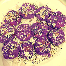 迷迭香美食| 养生紫薯饼