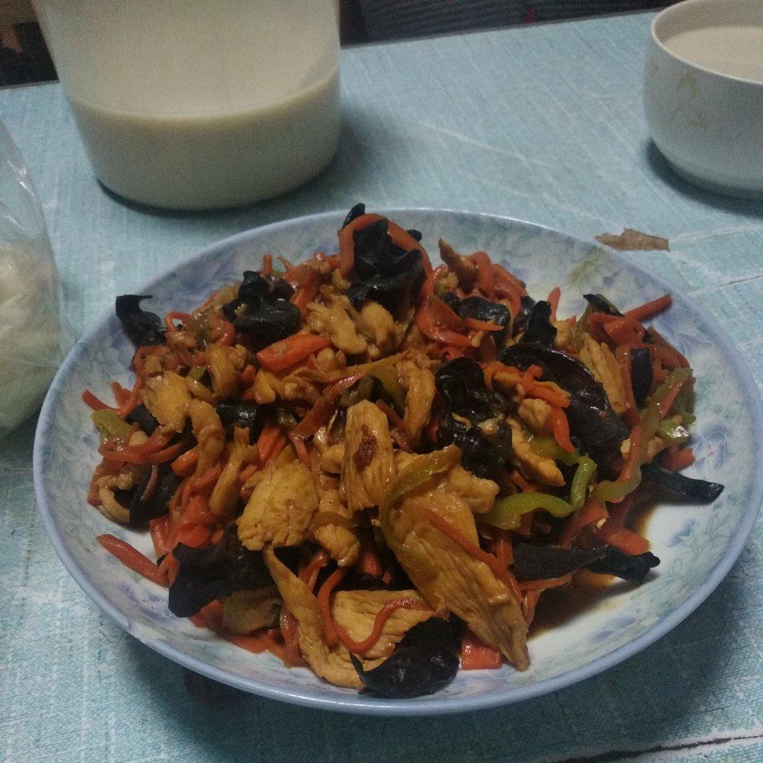 鱼香肉丝（鸡胸肉版）
